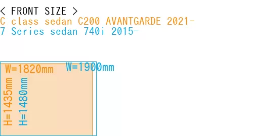 #C class sedan C200 AVANTGARDE 2021- + 7 Series sedan 740i 2015-
